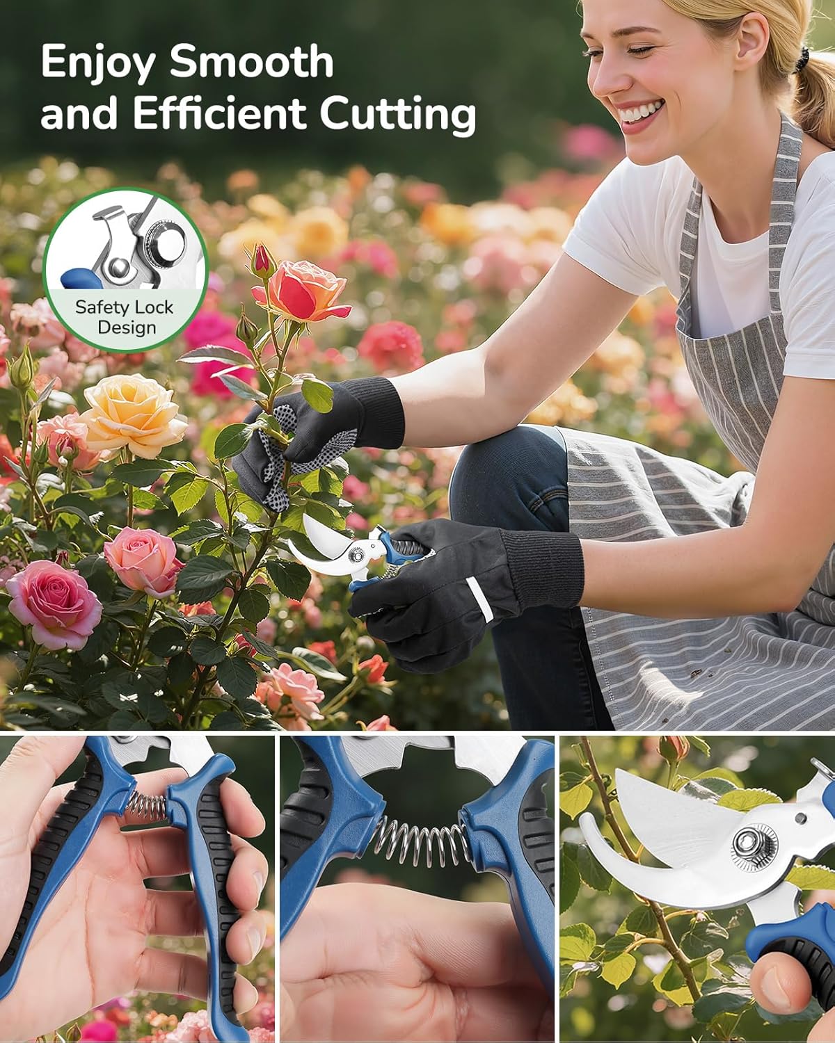 12-Piece Gardening Tool Set, Heavy-Duty Garden Tools for Women