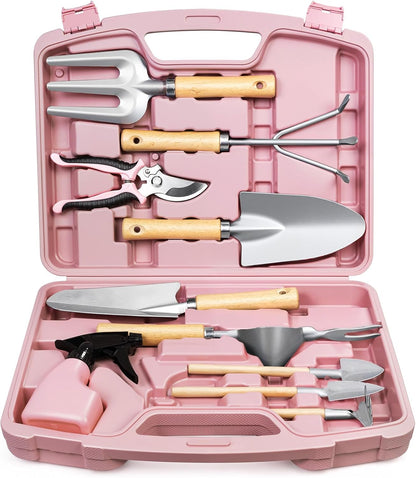 12-Piece Gardening Tool Set, Heavy-Duty Garden Tools for Women