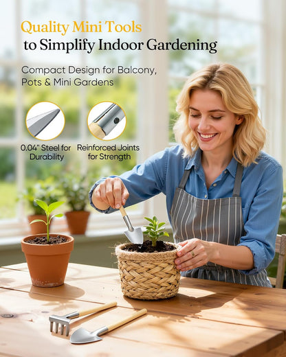 12-Piece Gardening Tool Set, Heavy-Duty Garden Tools for Women