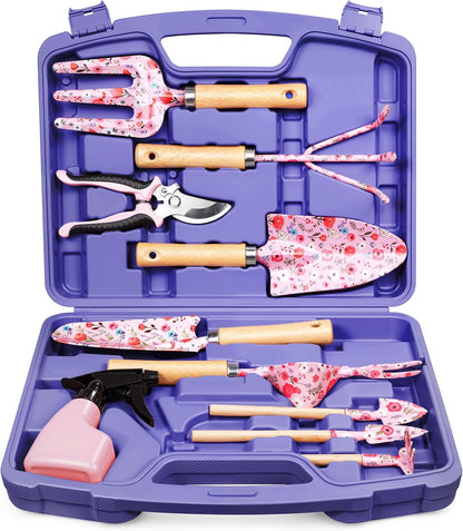 12-Piece Gardening Tool Set, Heavy-Duty Garden Tools for Women