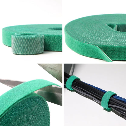 Plant Tape, 6 Roll 196 Ft Garden Tape, Reusable Garden Plant Ties, Adjustable Twist Ties for Tying Plants, Flowers, saplings and Vines (196 ft x 1/2 in)