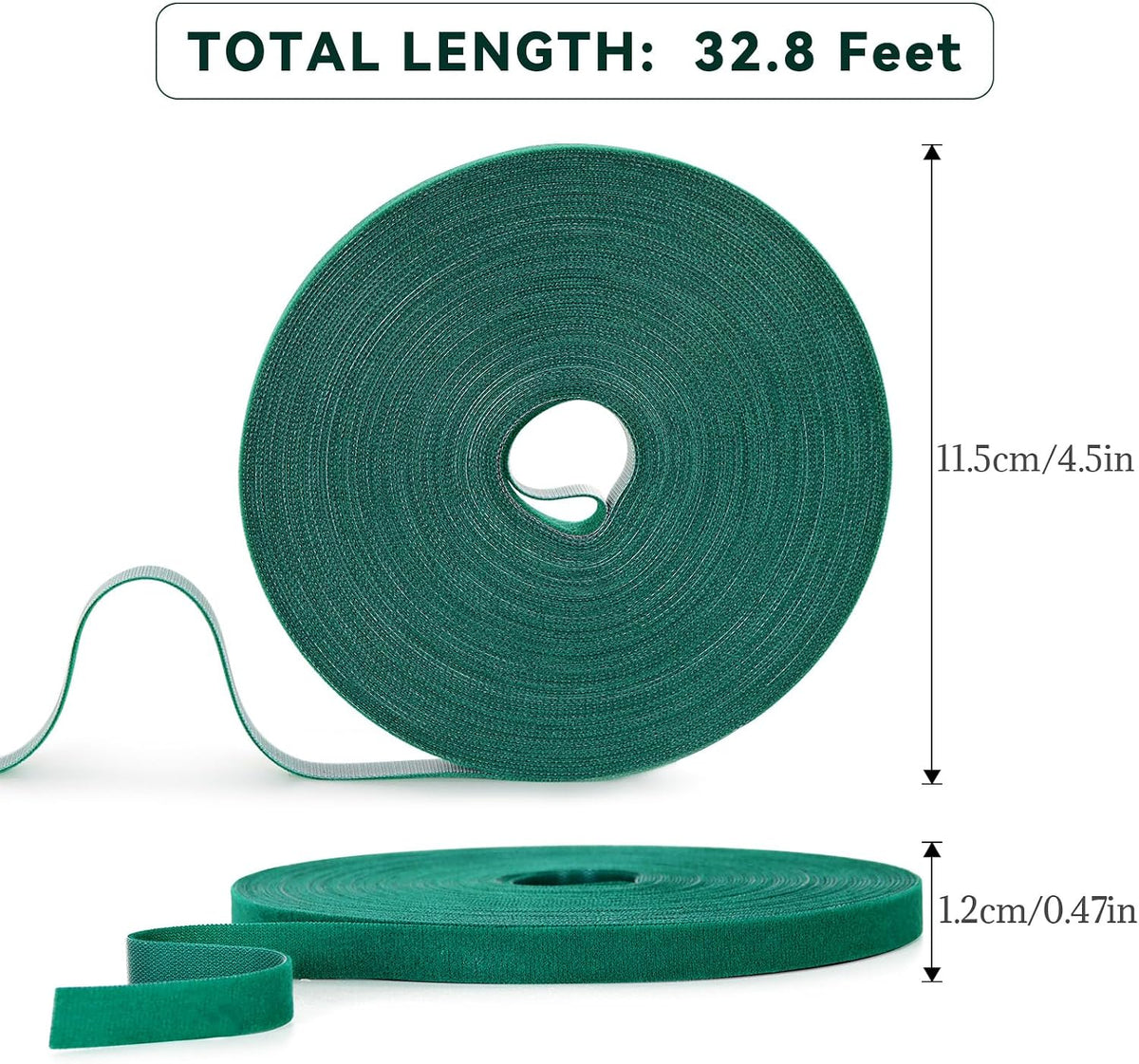 Plant Tape, 6 Roll 196 Ft Garden Tape, Reusable Garden Plant Ties, Adjustable Twist Ties for Tying Plants, Flowers, saplings and Vines (196 ft x 1/2 in)