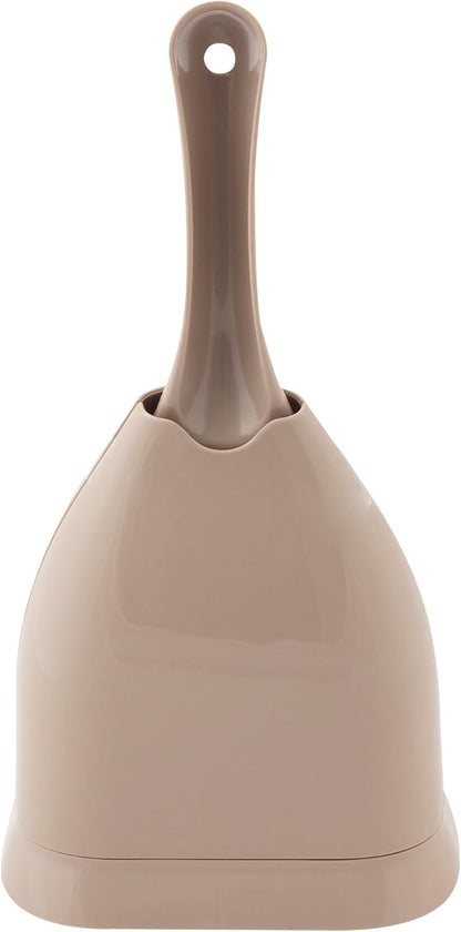 Scoop N' Hide Cat Litter Scoop with Discreet Holder, Brushed Nickel