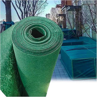 Winter Cold Weather Frost Blankets, Cutable Reusable Greenscapes Frost Blanket, Non-Woven Fabric Floating Row Cover for Winter Vegetables Plants Raised Bed(Width 4.9ft/1.5m,Long 328ft/100m)