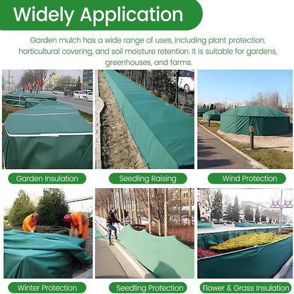 Winter Cold Weather Frost Blankets, Cutable Reusable Greenscapes Frost Blanket, Non-Woven Fabric Floating Row Cover for Winter Vegetables Plants Raised Bed(Width 4.9ft/1.5m,Long 328ft/100m)