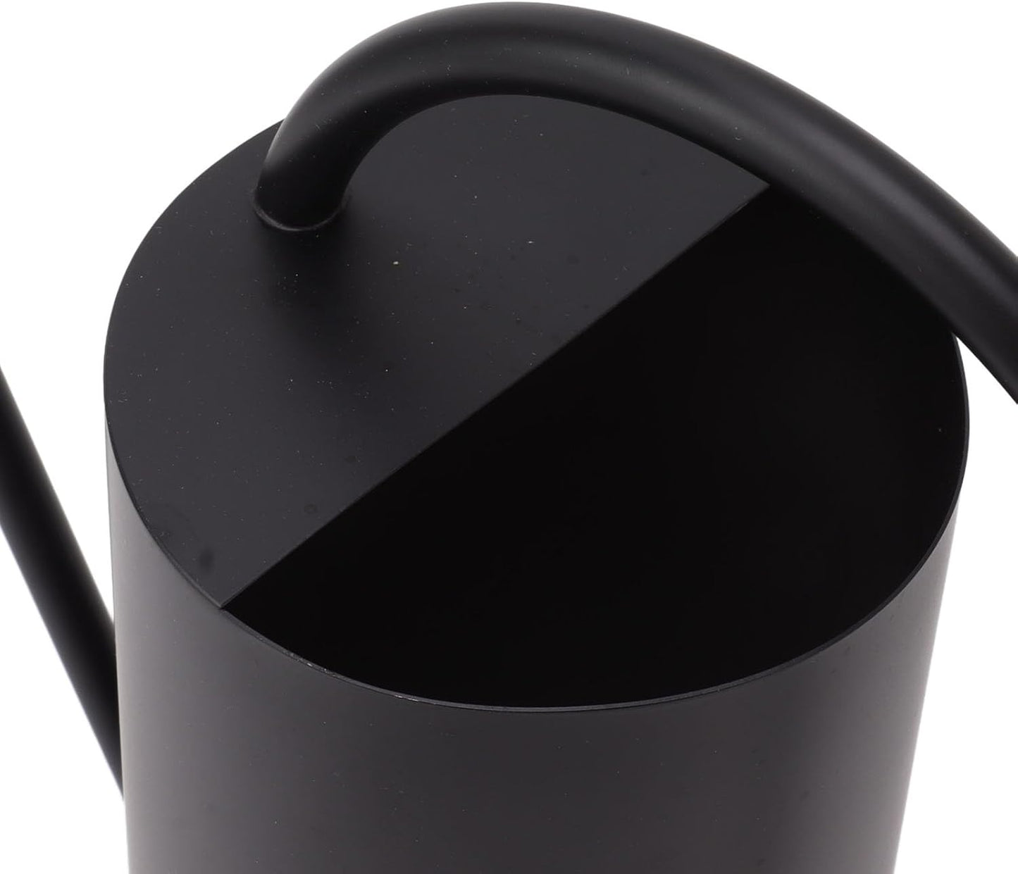 1500ml Indoor Watering Can, Large Capacity Long Spout Stainless Steel Plant Watering Can, Watering Kettle for Outdoors Horticultural Enthusiast (Black)