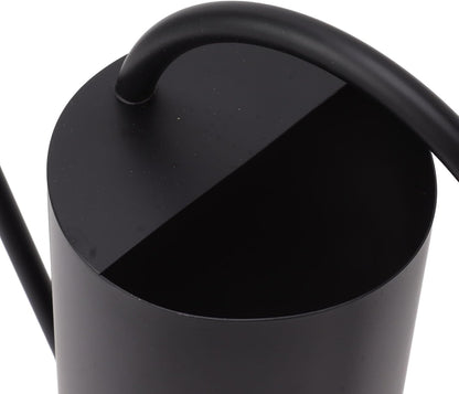 1500ml Indoor Watering Can, Large Capacity Long Spout Stainless Steel Plant Watering Can, Watering Kettle for Outdoors Horticultural Enthusiast (Black)