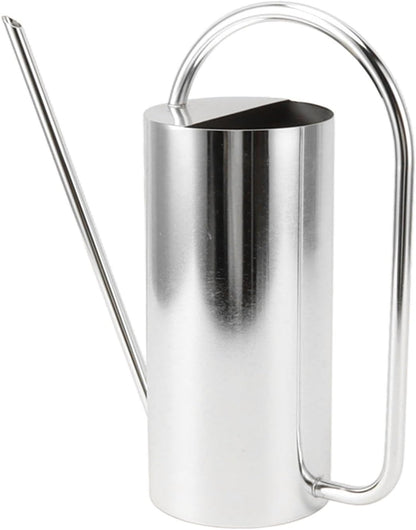 1500ml Indoor Watering Can, Large Capacity Long Spout Stainless Steel Plant Watering Can, Watering Kettle for Outdoors Horticultural Enthusiast (Black)