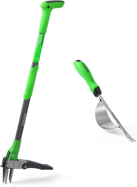 WP5 Apex Weed Puller + Hand Weeder - Bundle Stand Up Weed Puller & Hand Weeder Tool for The Easiest & Most Effective Weed Removal