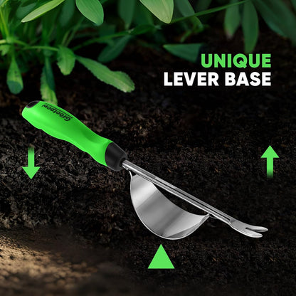 WP5 Apex Weed Puller + Hand Weeder - Bundle Stand Up Weed Puller & Hand Weeder Tool for The Easiest & Most Effective Weed Removal