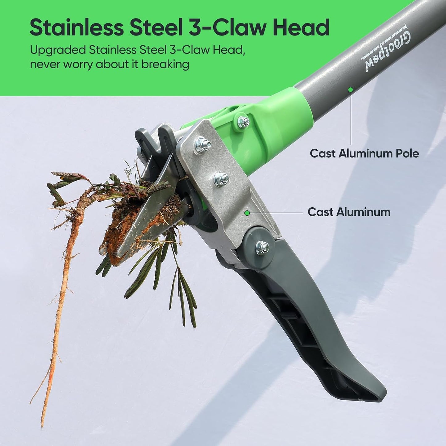 WP5 Apex Weed Puller + Hand Weeder - Bundle Stand Up Weed Puller & Hand Weeder Tool for The Easiest & Most Effective Weed Removal