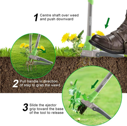 WP5 Apex Weed Puller + Hand Weeder - Bundle Stand Up Weed Puller & Hand Weeder Tool for The Easiest & Most Effective Weed Removal