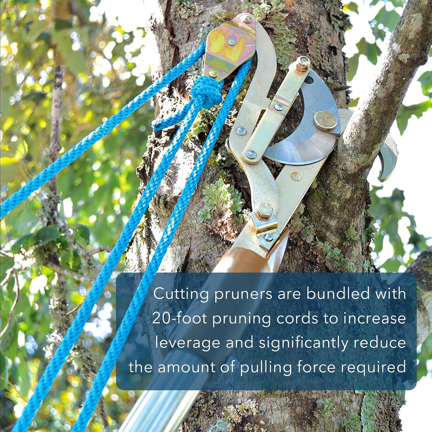 PR-20 Tree Pruner Rope Replacement (with Wooden Handle)