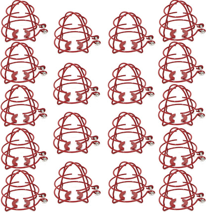 (18 Pack) 1/2" Fire Sprinkler Head Cage Guard Protector Fire Extinguishing System Sprinkler Bracket Red