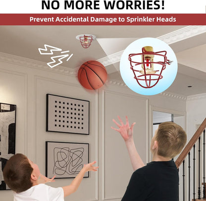 (18 Pack) 1/2" Fire Sprinkler Head Cage Guard Protector Fire Extinguishing System Sprinkler Bracket Red