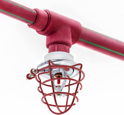 (18 Pack) 1/2" Fire Sprinkler Head Cage Guard Protector Fire Extinguishing System Sprinkler Bracket Red