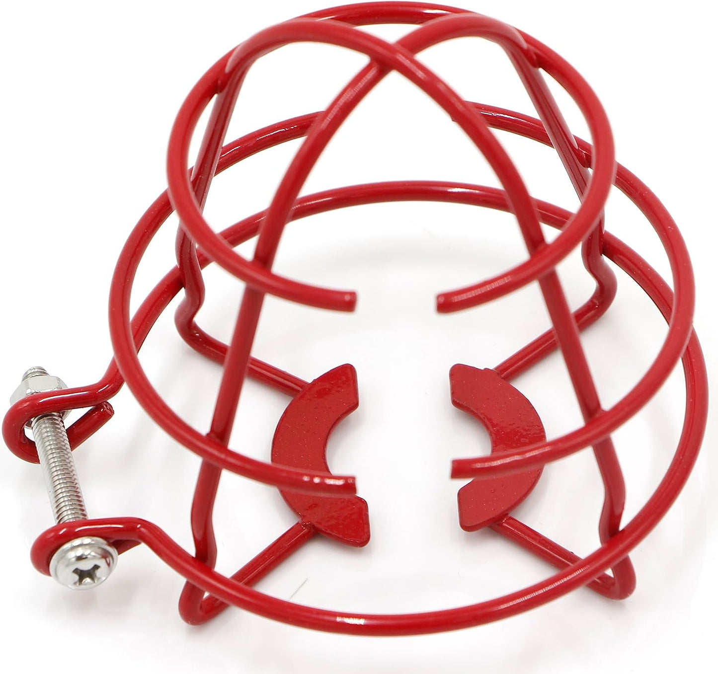 (18 Pack) 1/2" Fire Sprinkler Head Cage Guard Protector Fire Extinguishing System Sprinkler Bracket Red
