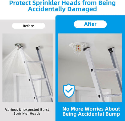 (18 Pack) 1/2" Fire Sprinkler Head Cage Guard Protector Fire Extinguishing System Sprinkler Bracket Red