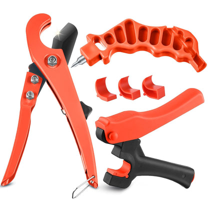 Drip Irrigation Tubing Cutter Hole Punch Tool for PE Pipe 16 20mm, Blue