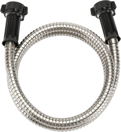 304 Stainless Steel 6 Feet Short Garden Hose with Female to Female Connector, Water Hose, Metal Hose, Heavy Duty Outdoor Hose (6ft)