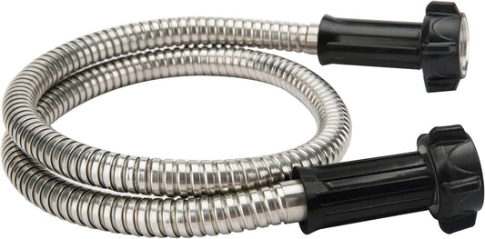 304 Stainless Steel 6 Feet Short Garden Hose with Female to Female Connector, Water Hose, Metal Hose, Heavy Duty Outdoor Hose (6ft)