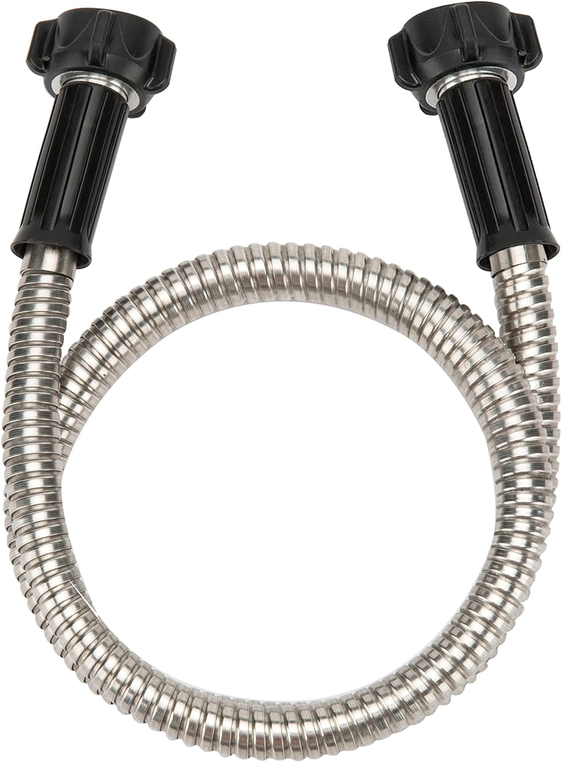 304 Stainless Steel 6 Feet Short Garden Hose with Female to Female Connector, Water Hose, Metal Hose, Heavy Duty Outdoor Hose (6ft)