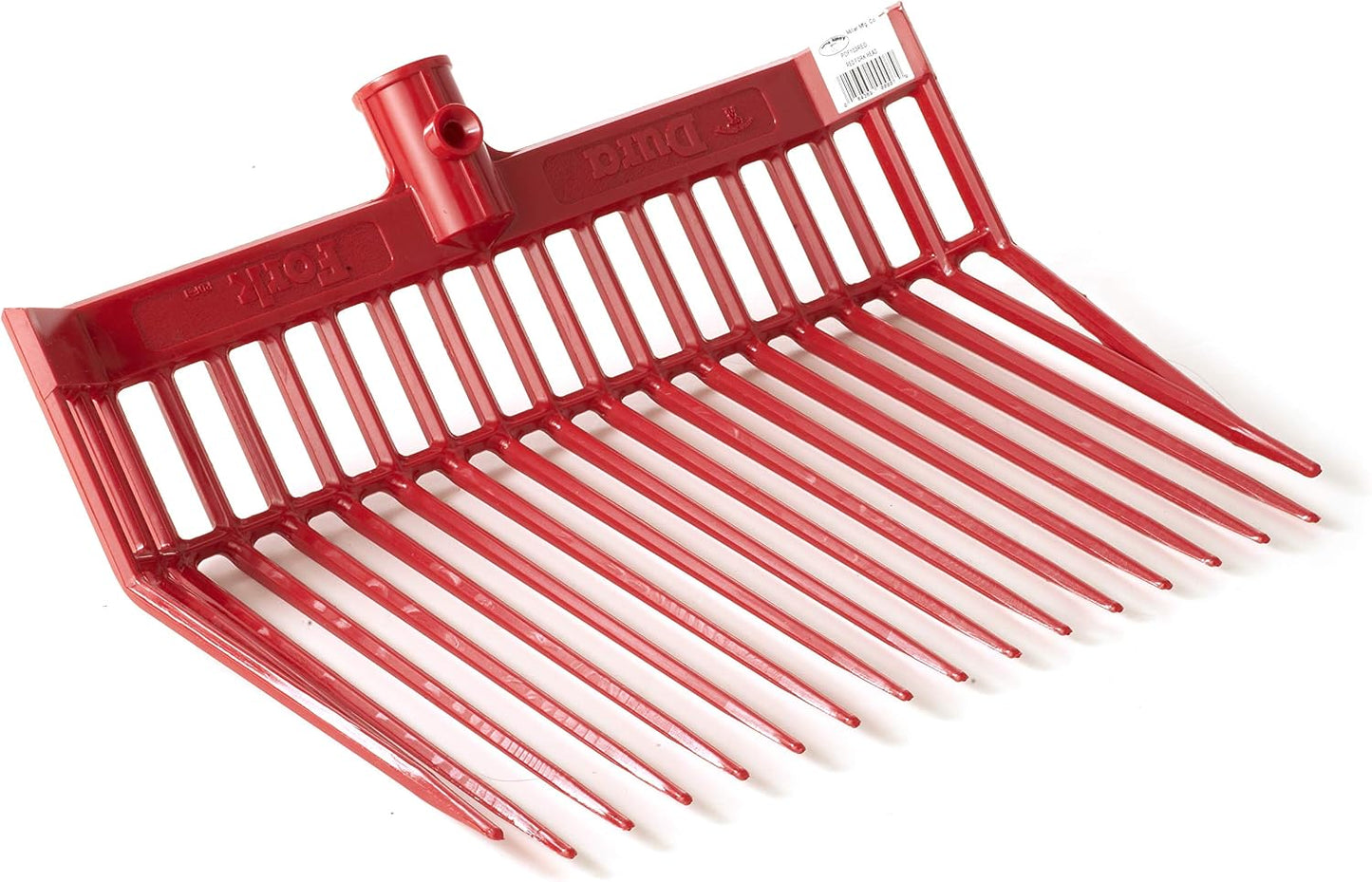 ® DuraFork Pitch Fork Replacement Head | Durable Polycarbonate Stable Fork Head with Angled Tines | Manure Fork | Made in USA (Pack of 1, Green)