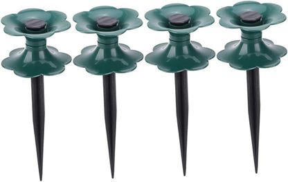 4Pcs Tube reel guide wheel farming agriculture Hose guide spikes Winding wheels heavy duty hose garden hose corner guide Water Hose Guide Holder Plastic Spike for Hose plant