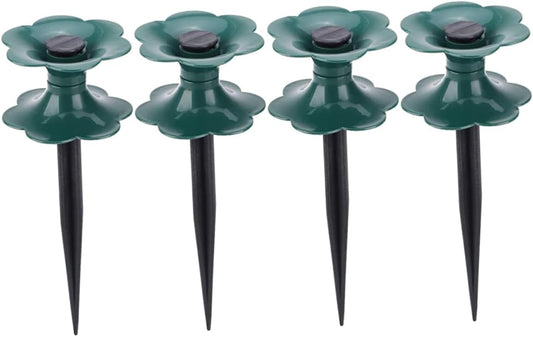 4Pcs Tube reel guide wheel farming agriculture Hose guide spikes Winding wheels heavy duty hose garden hose corner guide Water Hose Guide Holder Plastic Spike for Hose plant