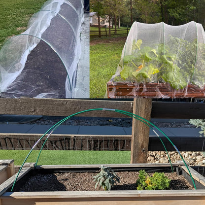 Garden Hoops Kit for Raised Beds, Plant Cover Support Hoops