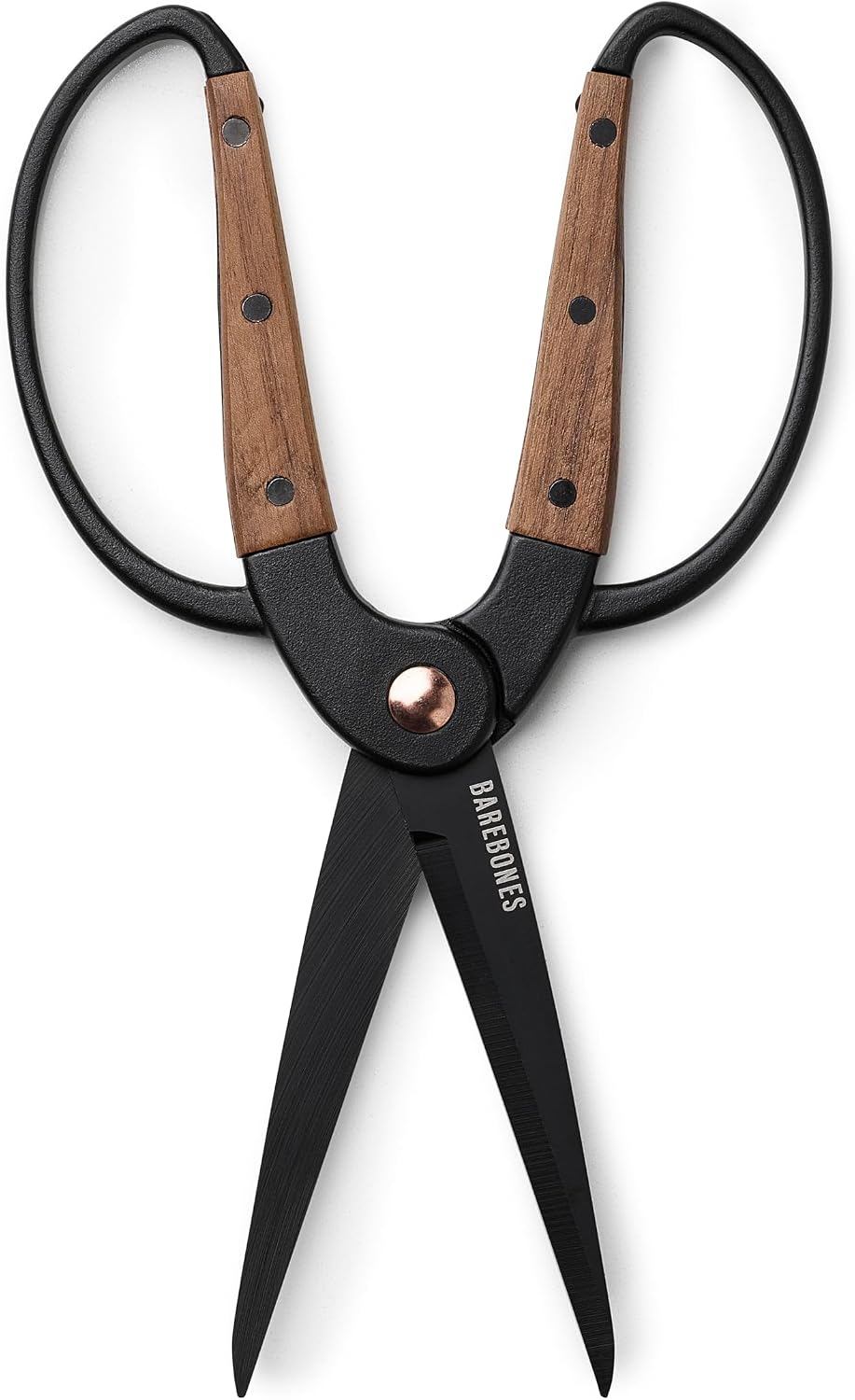 Garden Scissors - Walnut Scissors - Garden Supplies and Indoor Plant Accessories - Plant Shears with Wide Handles - Comfortable Fit Hand Pruners (Large)