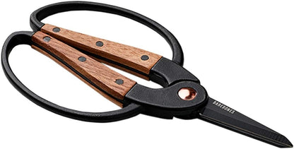 Garden Scissors - Walnut Scissors - Garden Supplies and Indoor Plant Accessories - Plant Shears with Wide Handles - Comfortable Fit Hand Pruners (Large)