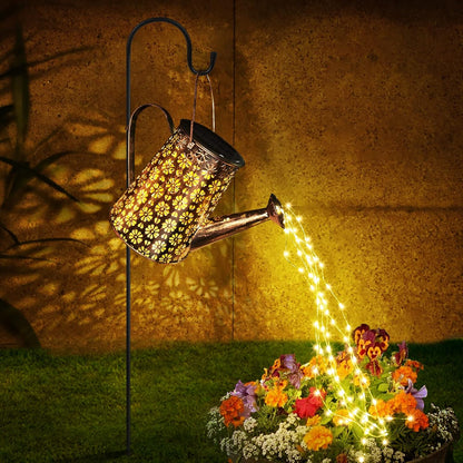 Solar Garden Lights Watering Can Lights Outdoor Garden Decor