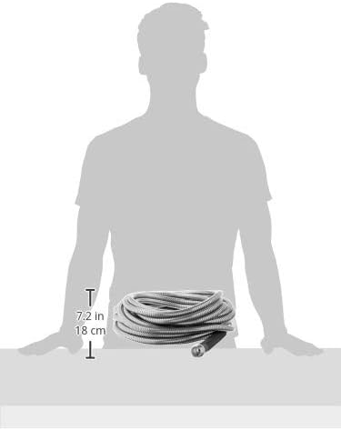 BIONIC STEEL 25 Ft Metal Garden Hose with Sprayer Nozzle