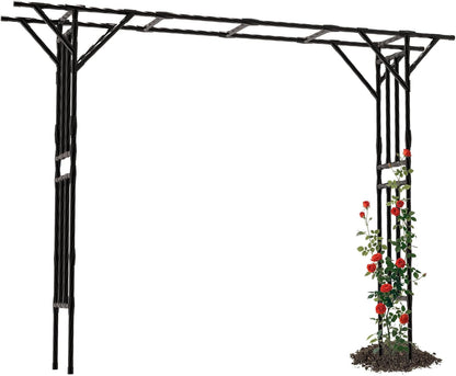 Garden Arch Trellis - 141" L x 106" H Supersize Flattop Garden Arch