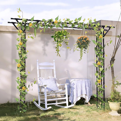 Garden Arch Trellis - 141" L x 106" H Supersize Flattop Garden Arch