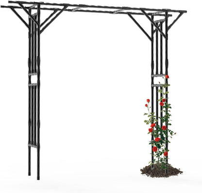 Garden Arch Trellis - 141" L x 106" H Supersize Flattop Garden Arch