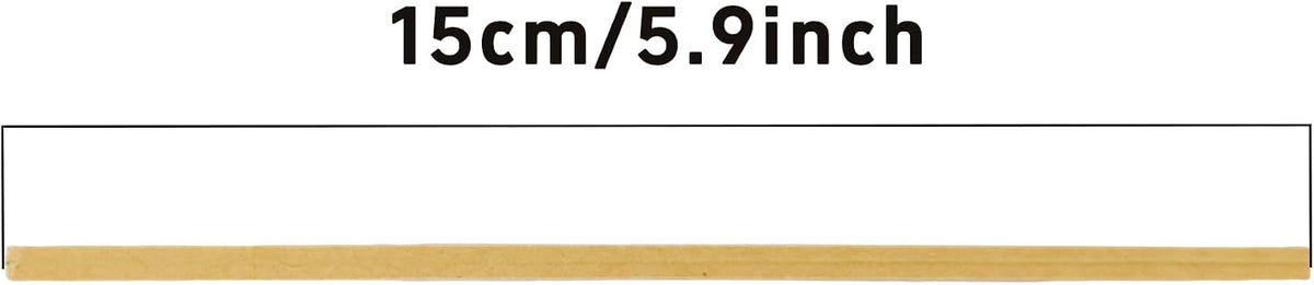 200PCS 6 Inch Kraft Paper Twist Ties, Reusable Cable Ties for Tying Bread, Plant Support, Bread Packaging, Candy Bags and Craft Projects (Brown)