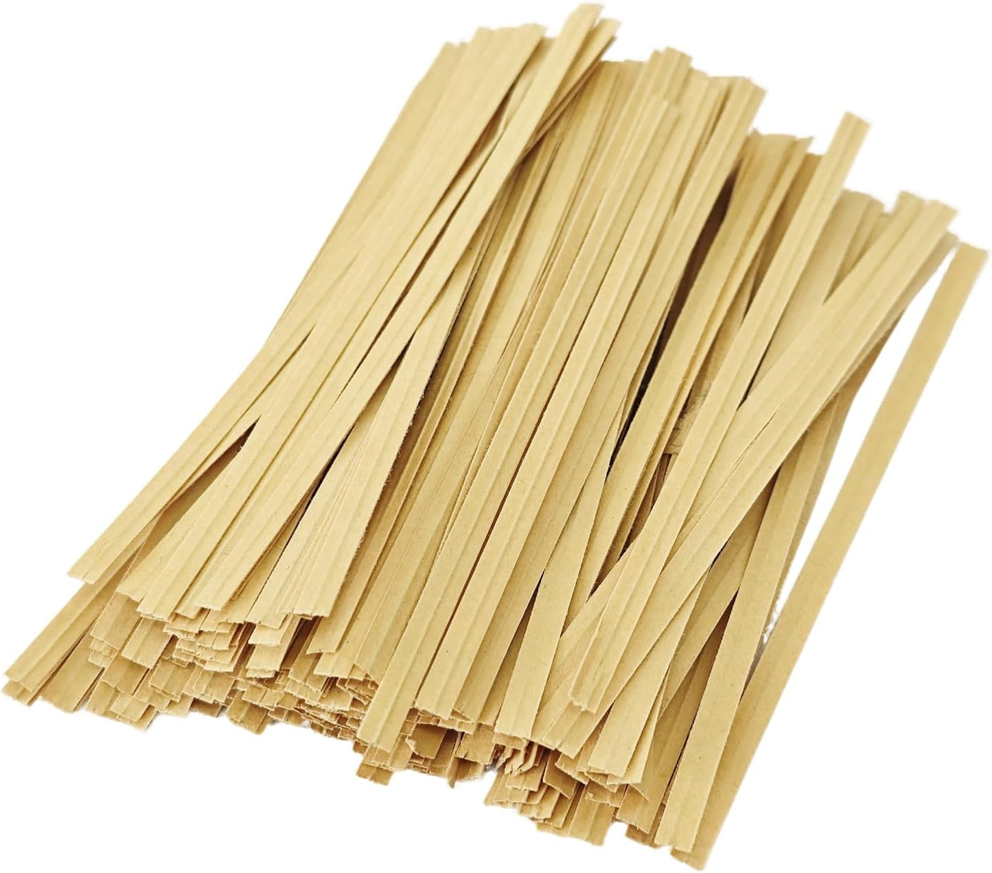 200PCS 6 Inch Kraft Paper Twist Ties, Reusable Cable Ties for Tying Bread, Plant Support, Bread Packaging, Candy Bags and Craft Projects (Brown)