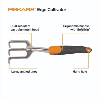Ergo Garden Hand Weeder Tool, Heavy Duty for Removing Weeds & Roots