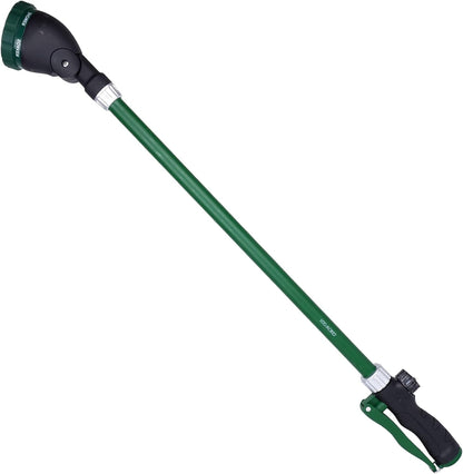 Heavy Duty 21 Inch Watering Wand with Pivoting Head, Adjustable Water Sprayer Wand with Ergonomic Handle, Spray 6 Watering Patterns, Perfect for Watering Hanging Plants
