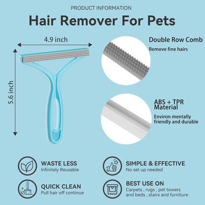 Pet Hair Remover, Dog and Cat Hair Remover, Carpet Rake, Carpet Scraper