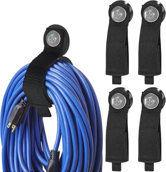 4PCS Extension Cord Holder Organizer Heavy Duty Storage Straps