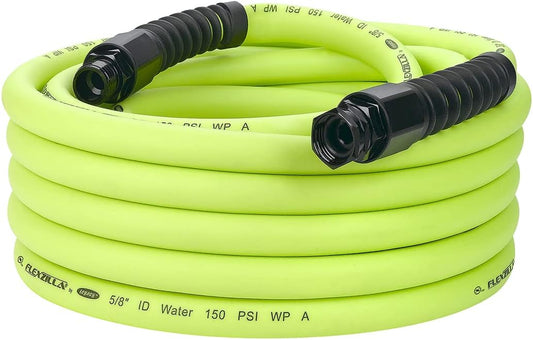 Pro Water Hose with Reusable Fittings, 5/8 in. x 50 ft., Heavy Duty, Lightweight, ZillaGreen - HFZWP550-E