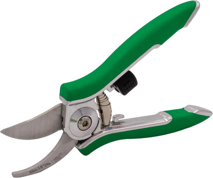 Bypass Pruner, Cut up to 5/8-inch in diameter, Stainless Steel Blade, Blue