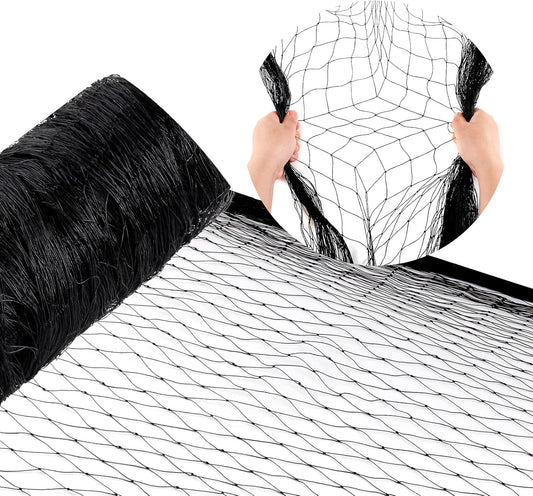 25x50ft Heavy Duty Bird Netting, 1" Mesh for Garden Fruit Trees