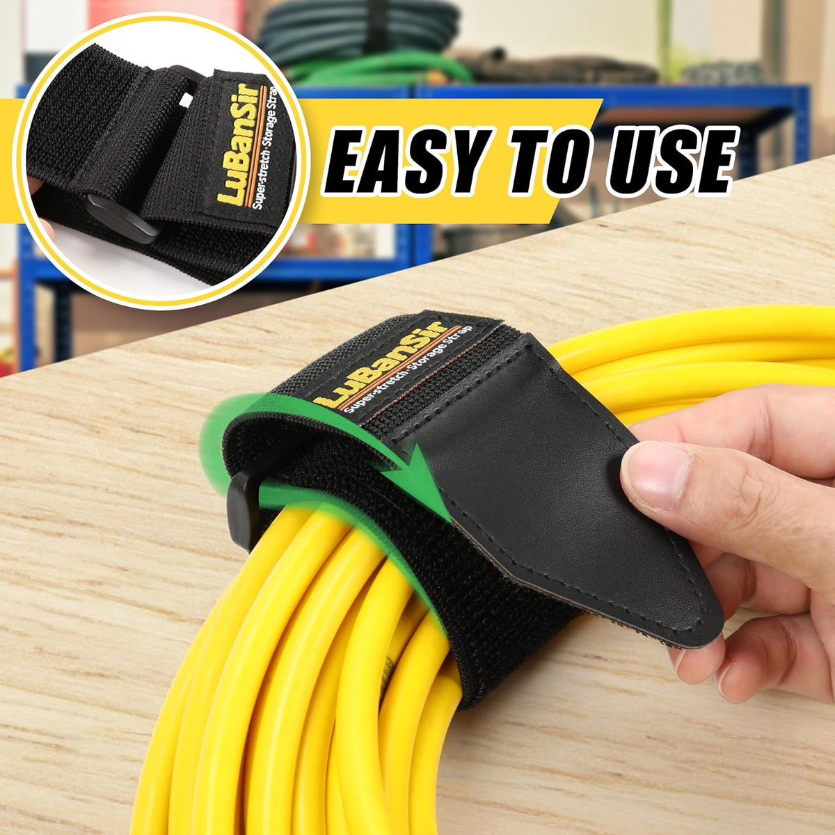 Cinch Straps - 2" x 18" (12 Pack) for Extension Cords Organization
