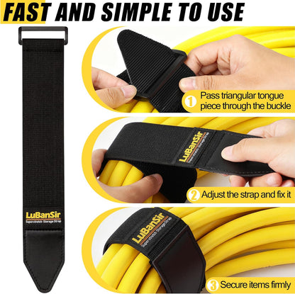 Cinch Straps - 2" x 18" (12 Pack) for Extension Cords Organization