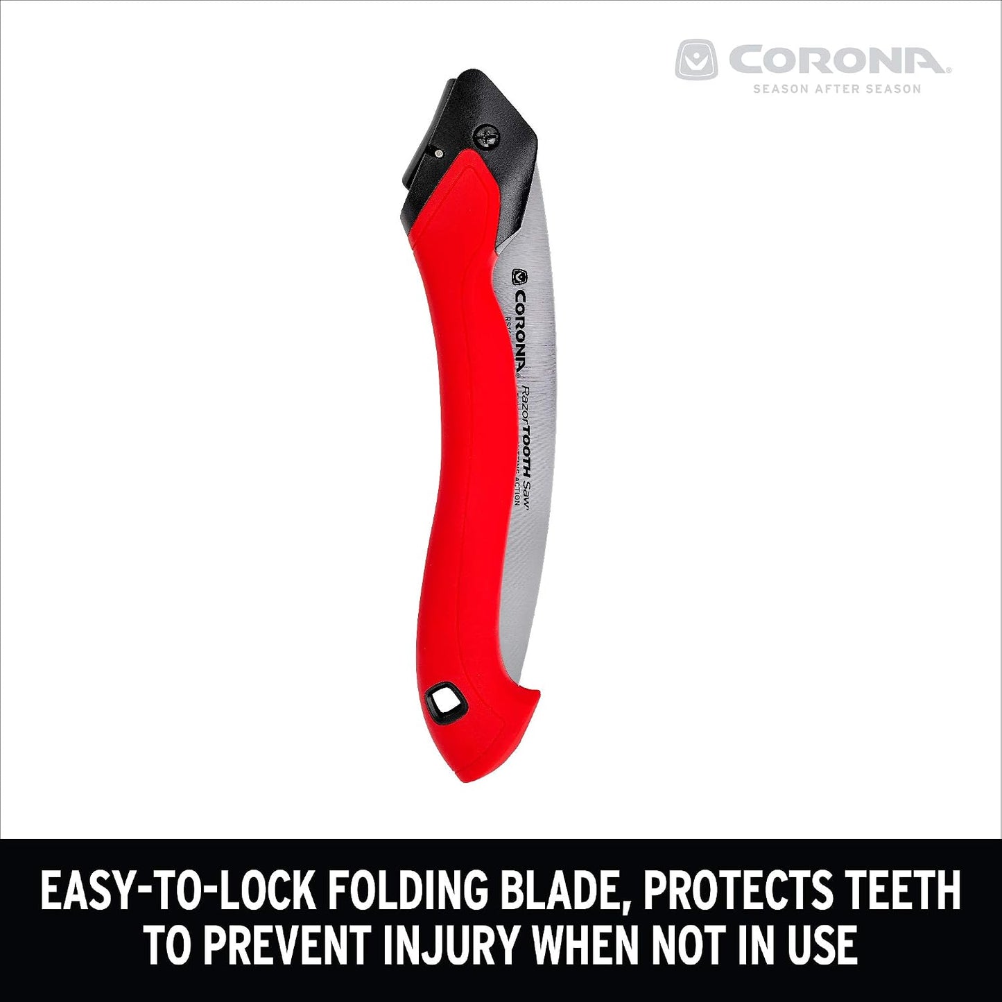 RazorTOOTH Folding Pruning Saw – 7-Inch Tree & Branch Cutting Hand Saw for Gardening, Landscaping & Yard Work, Fast-Cut Razor Tooth Blade