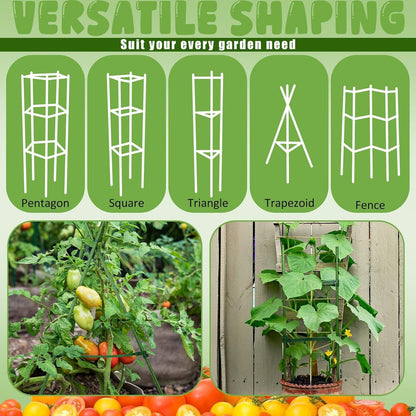 50 Pcs Adjustable Plant Stake Arm for Tomato Cage 11" Stake Connector